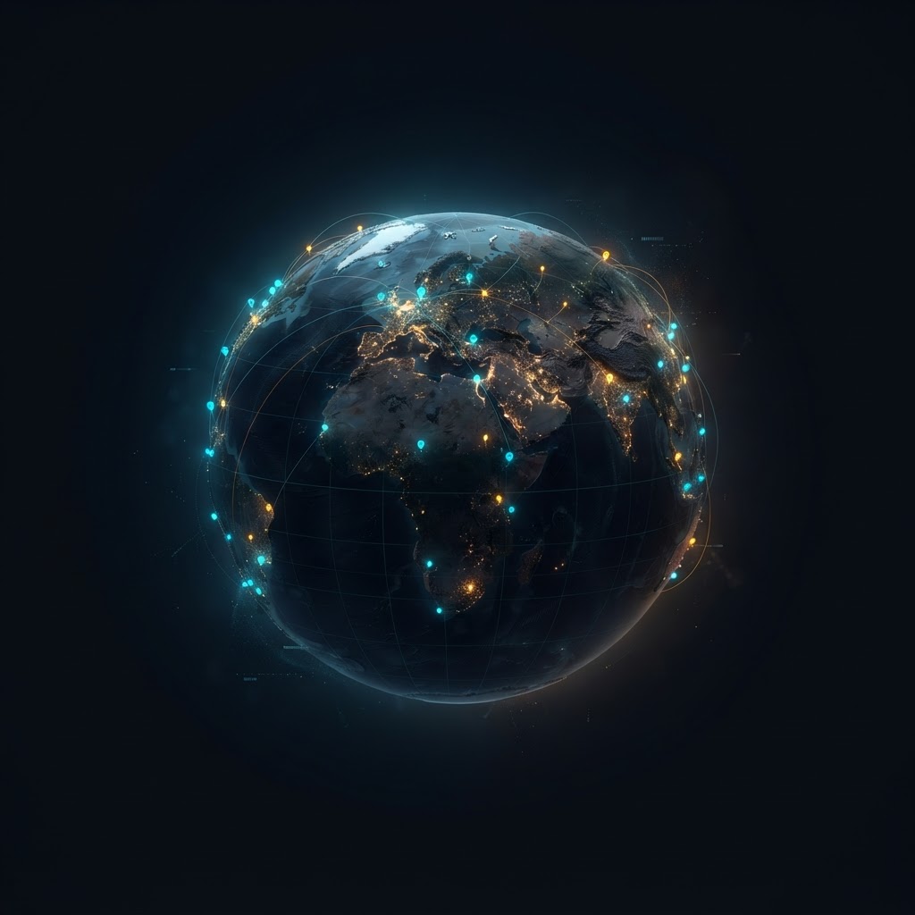 SynapStars industry globe — a live map of your sector