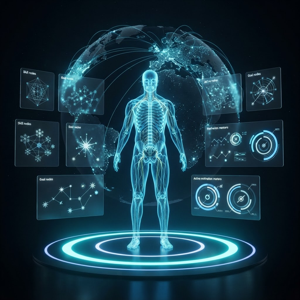 SynapStars Digital Twin — holographic professional representation