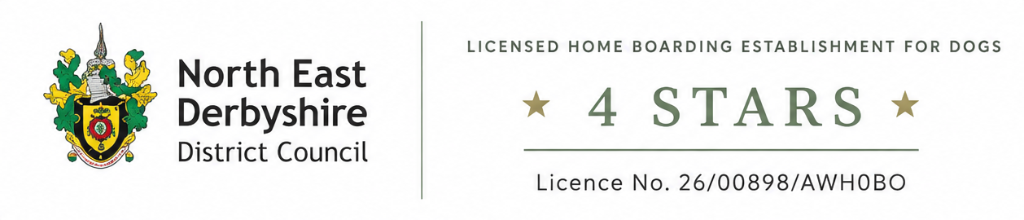 North East Derbyshire District Council — Licenced Home Boarding Establishment for Dogs, 4 Stars