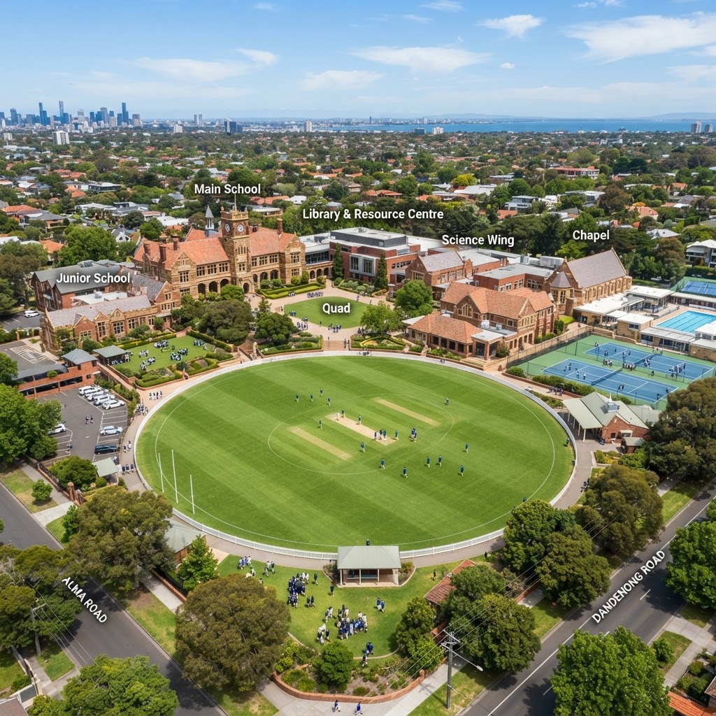 Brisbane Boys’ College campus architecture
