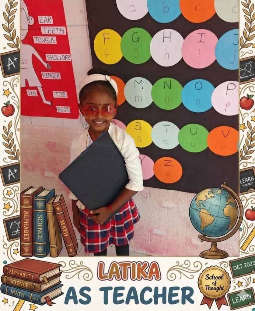 Latika as Teacher 📚