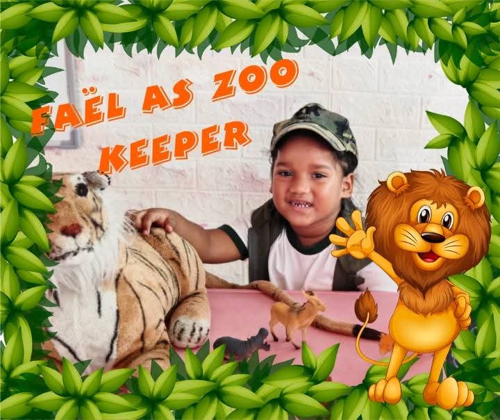 Faël as Zoo Keeper 🦁