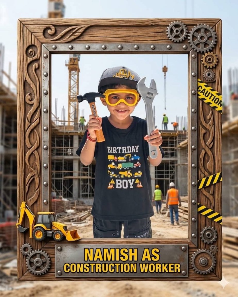 Namish as Construction Worker 🏗️