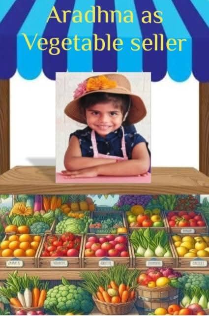 Aradhna as Vegetable Seller 🥦