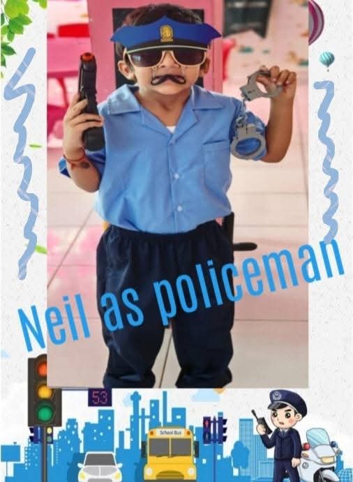 Neil as Policeman 👮