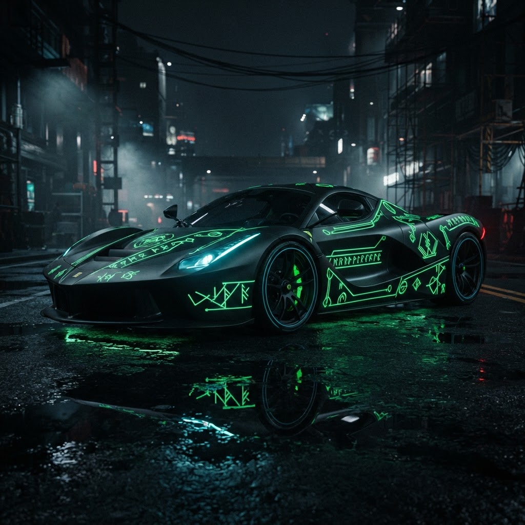 Neon green dominant