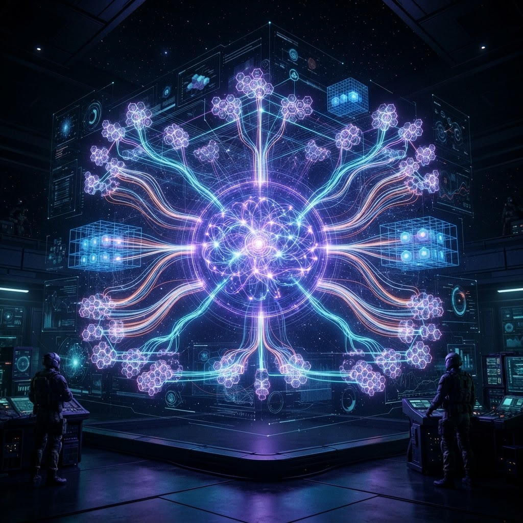 A.U.C.E. Engine holographic blueprint
