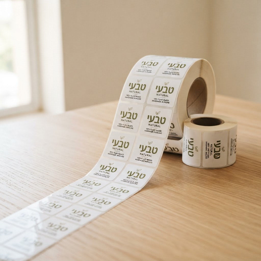 מדבקות בגלילים