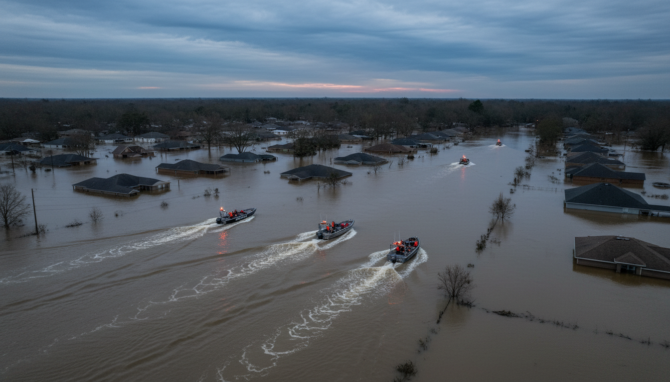 United Cajun Navy volunteers in action