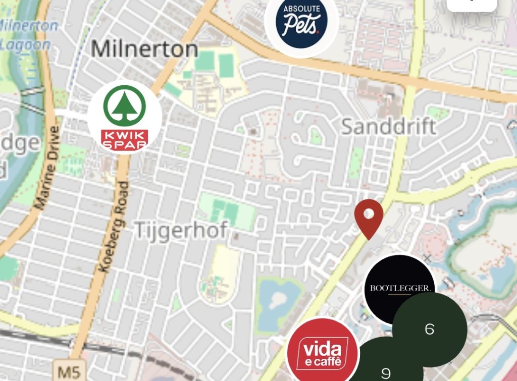 Refreshi app map — customers find your store
