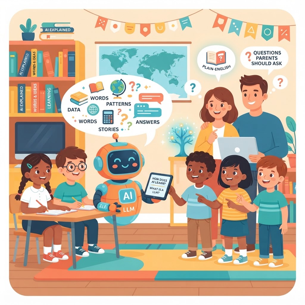 What Are Large Language Models? A Parent's Plain-English Guide: Questions Parents Should Ask