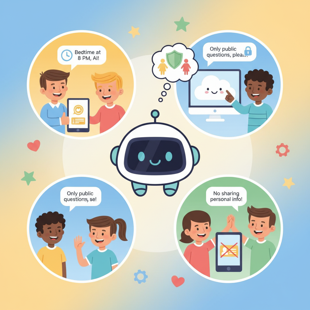 How to Set Safe Boundaries for Kids Using AI Chatbots: Simple Examples for Kids