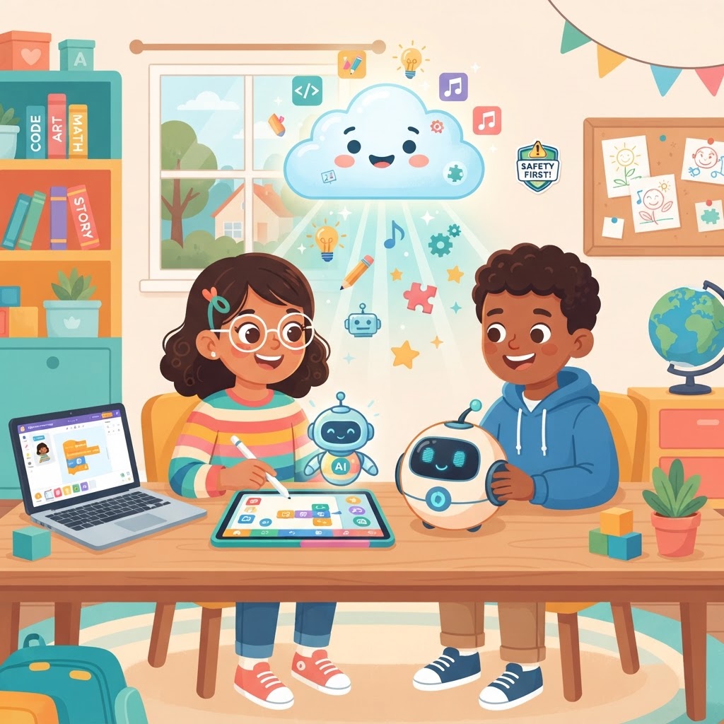The Best AI Tools for Kids to Use Safely at Home: A Beginner-Friendly Roadmap