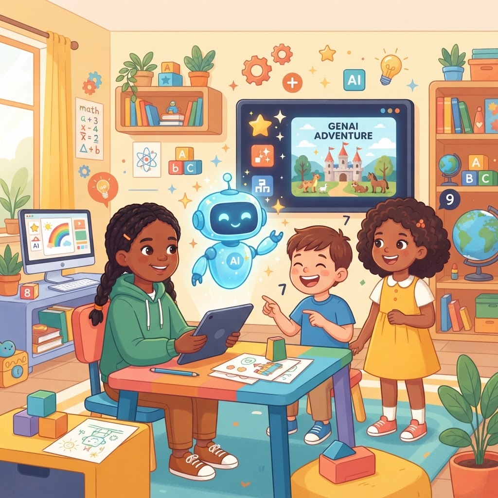 How GenAI Kids Turns Screen Time Into Learning Time: A Beginner-Friendly Roadmap