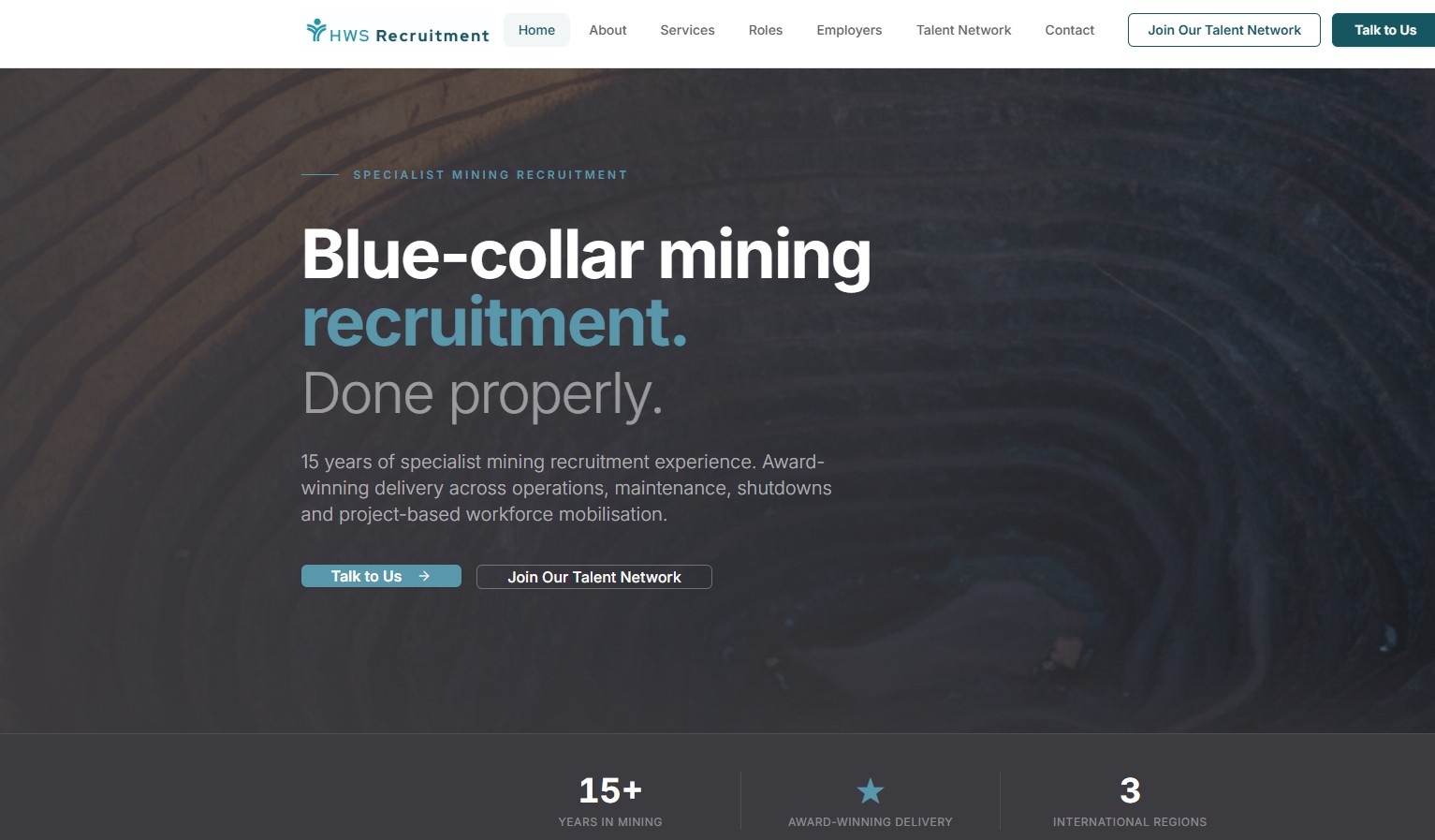 Recruitment Web template preview