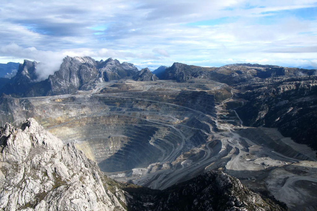 Open pit mining operations