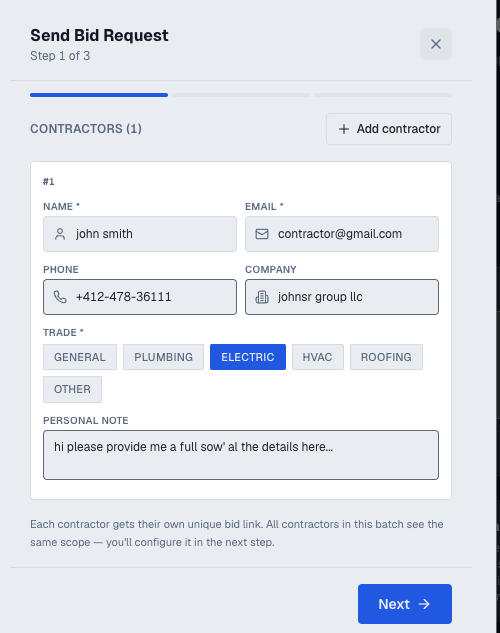 Bids Hub 1