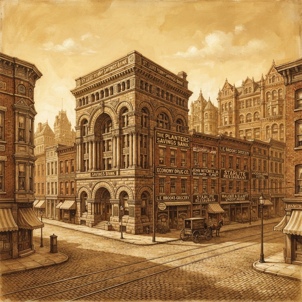 Artistic impression of Jackson Ward, Richmond, Virginia