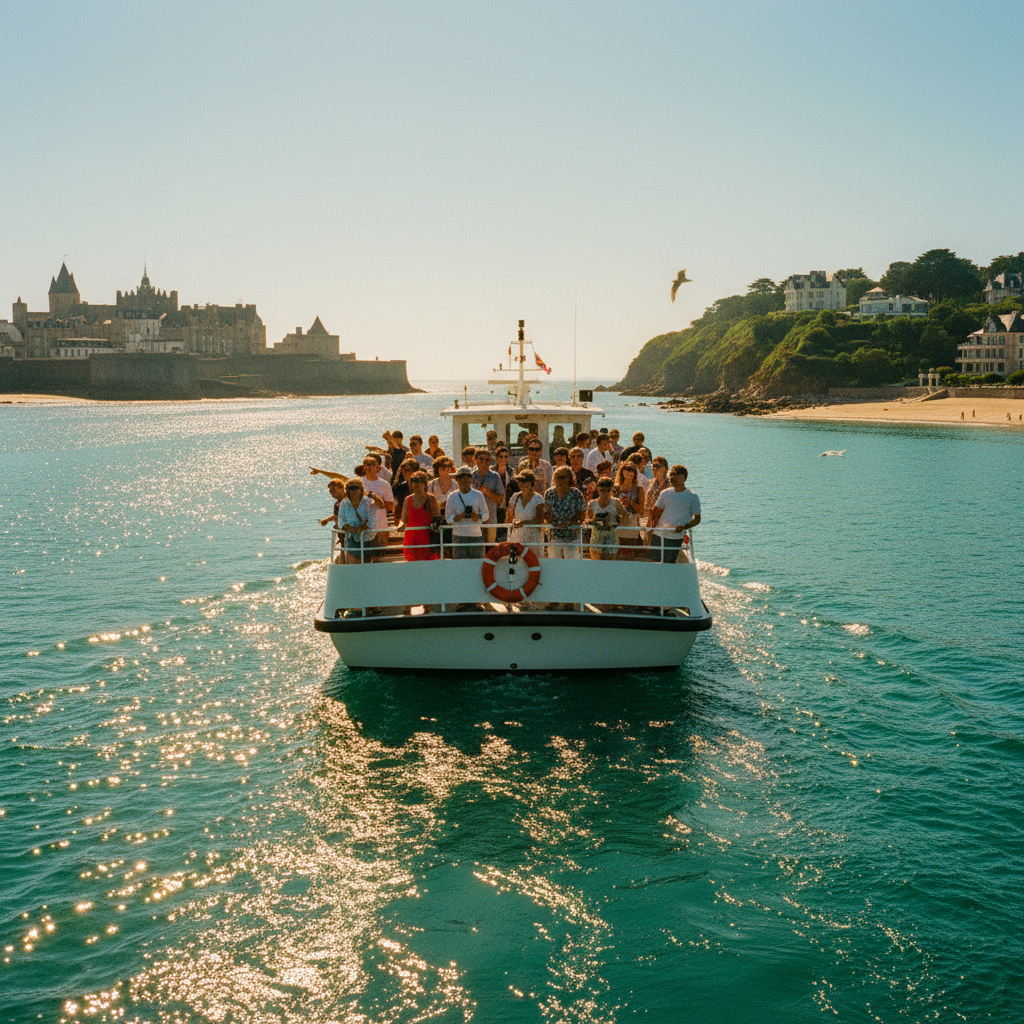 Arrivée festival — navettes et accueil