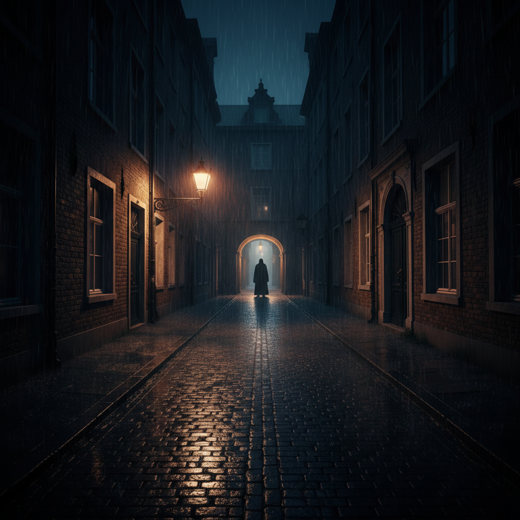 Atmosphärisches Thriller-Banner