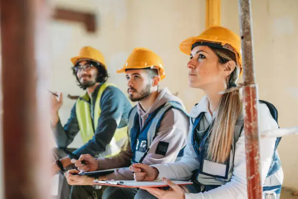 Trade school students