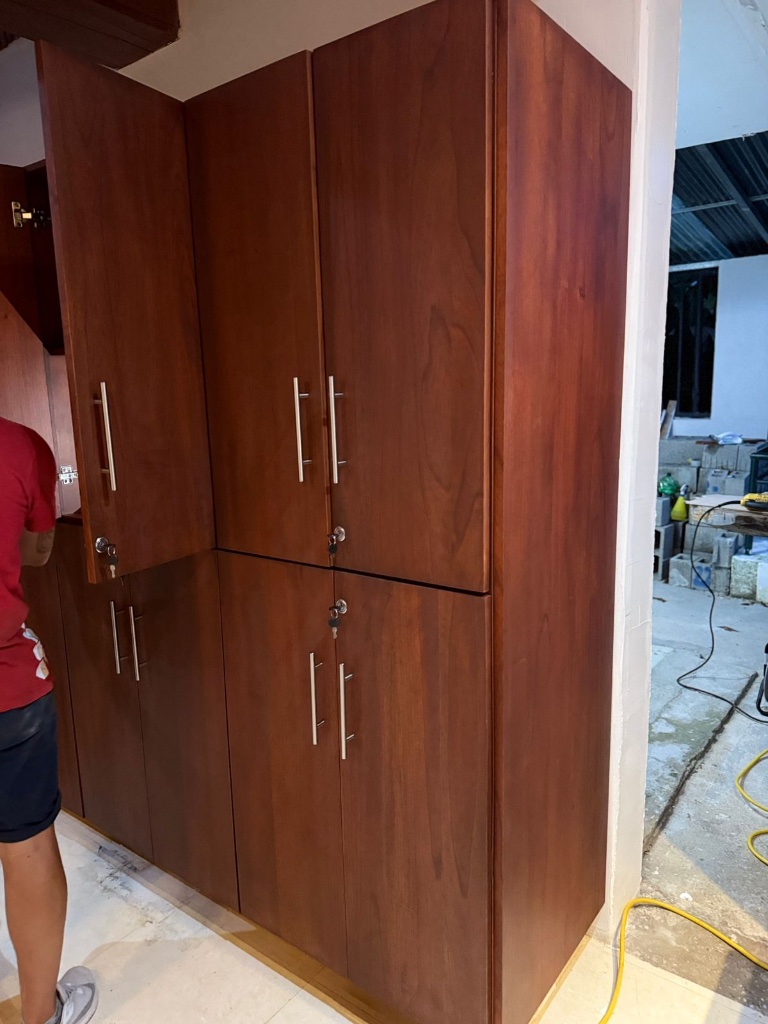 Exotic Wood Closet — Full Height