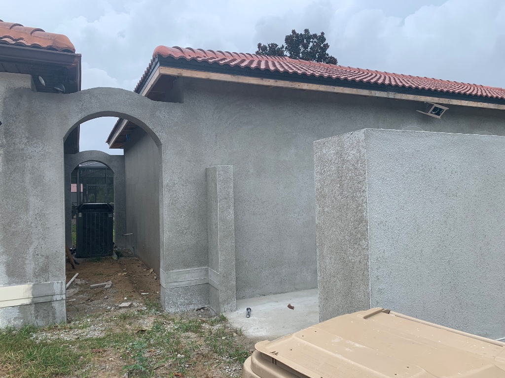 Crane Setting Entry Door