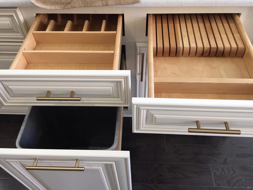 White Glazed — Custom Drawer Organizers