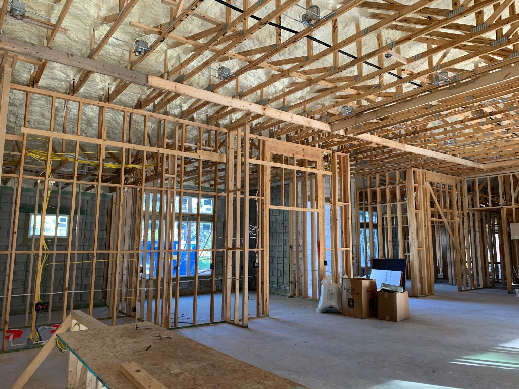 Framing & Spray Foam Insulation