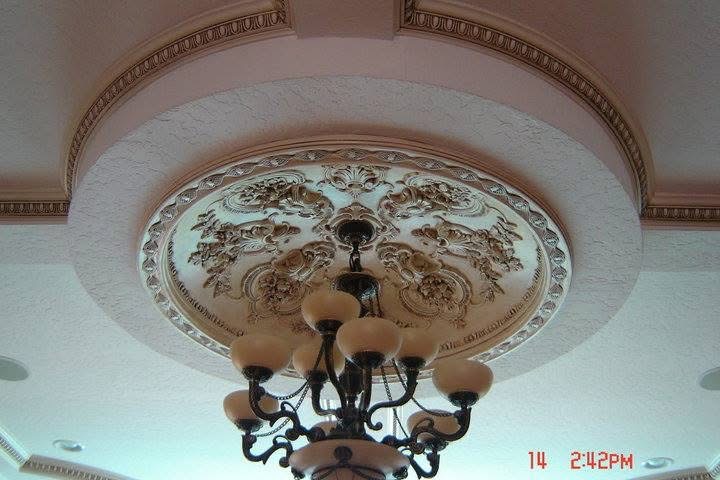 Ornate Ceiling Medallion & Crown