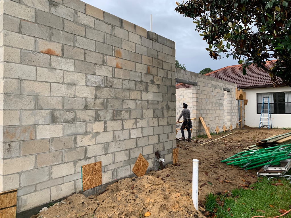 Block Exterior Wall