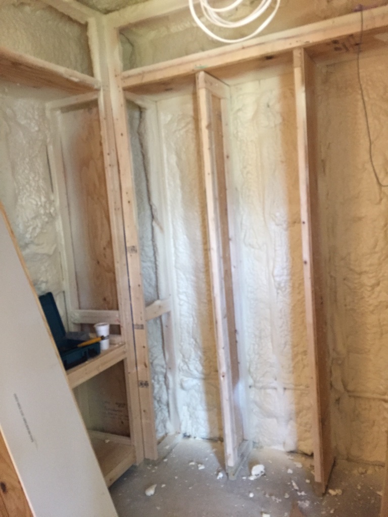 Garage Conversion — OSB Wall Prep