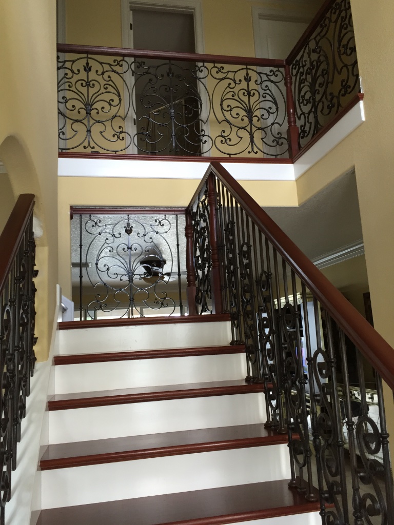 Iron Baluster Staircase — Completed