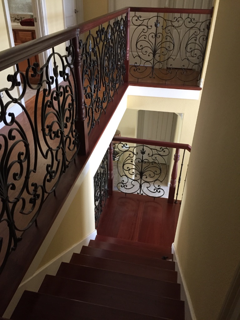 Mahogany Staircase — Full Descent