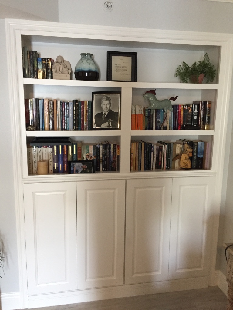 Built-In Entertainment Center — White