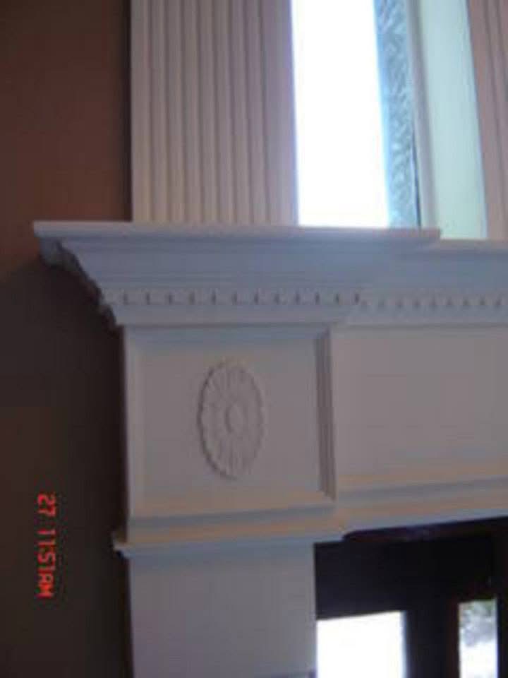 Arch Window — Custom Pilaster Trim
