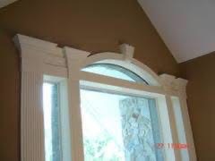 Tall Window — Custom Column Trim