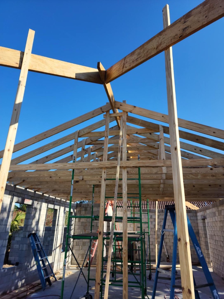 Roof Framing Interior