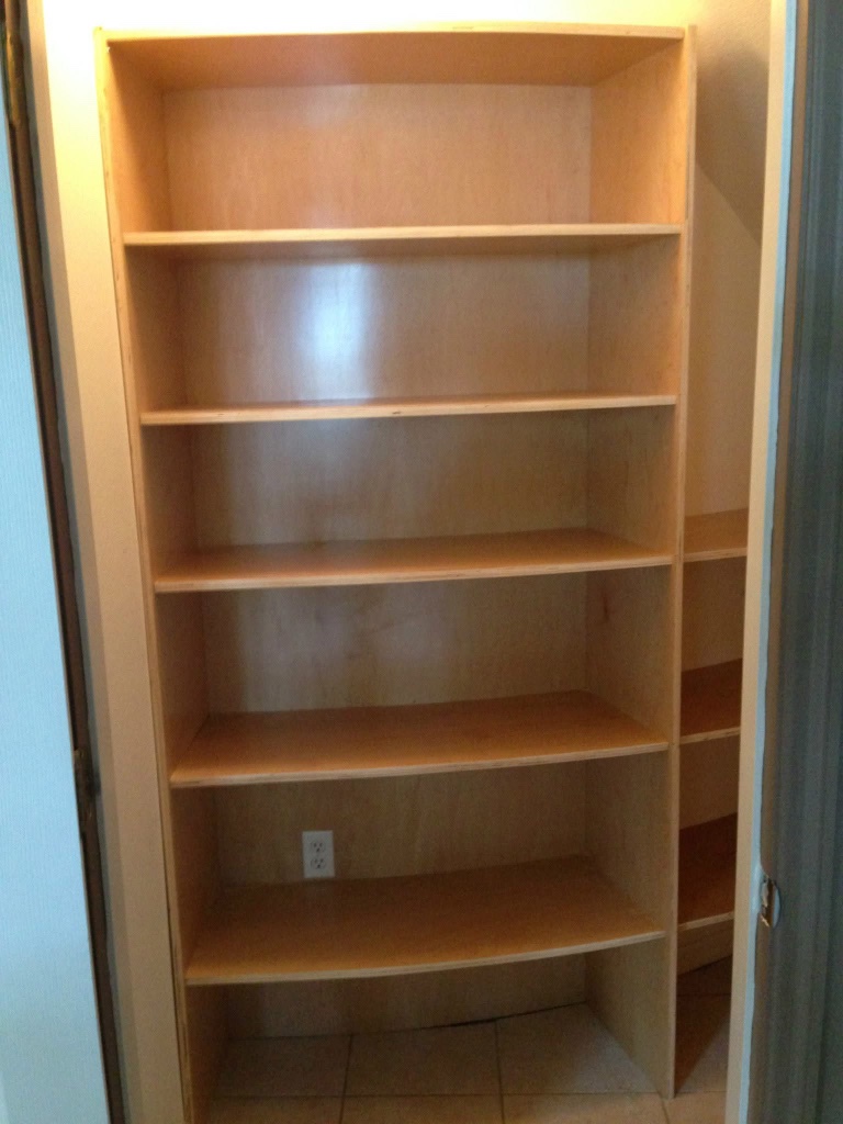 Built-In Closet Shelving — Full View