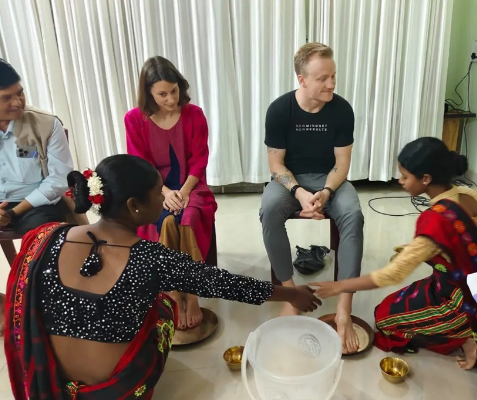 Foot washing ceremony
