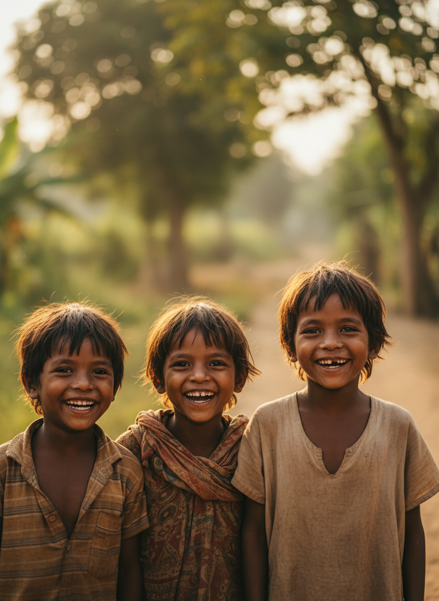 Children smiling