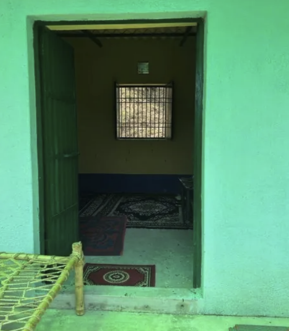 The small room on the church property in Deoghar
