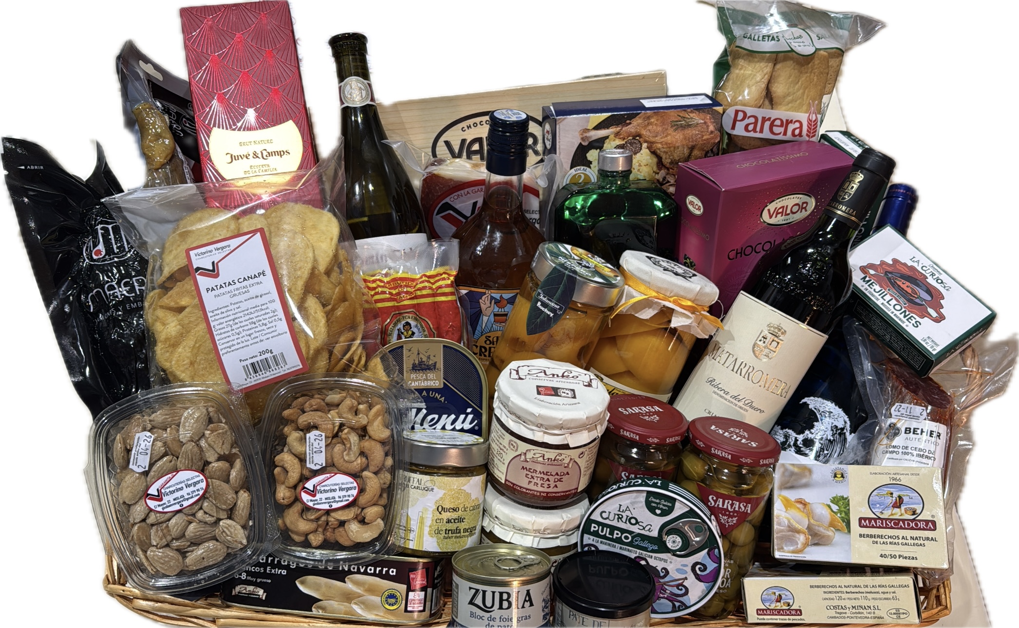 Cestas gourmet y packs regalo de charcutería ibérica