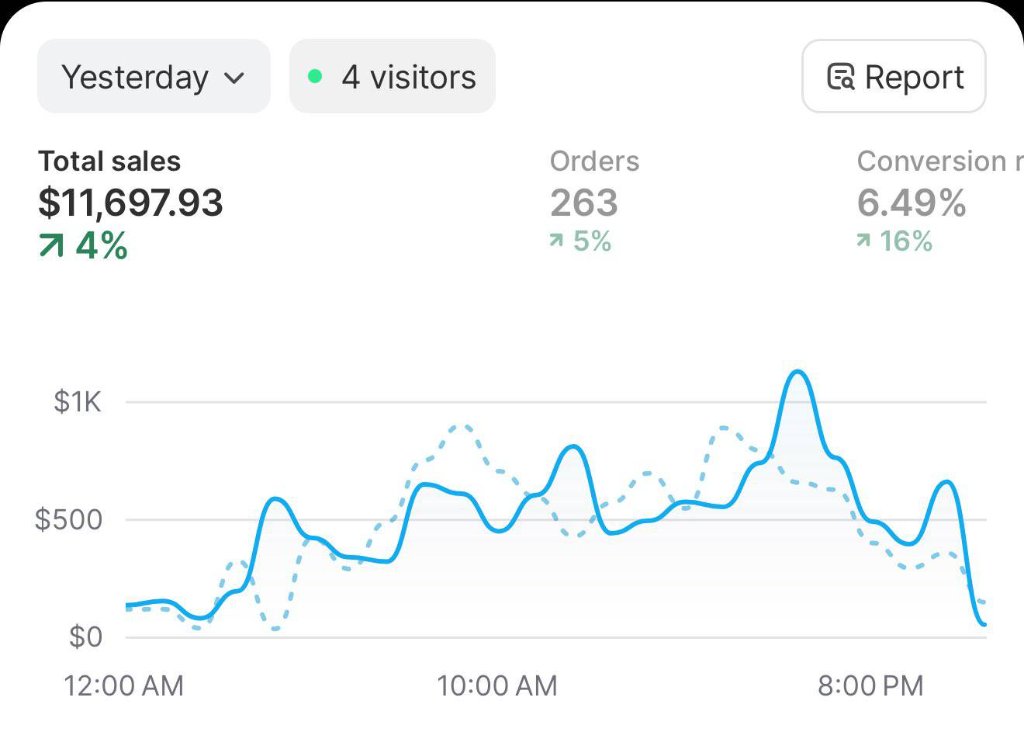 Shopify Scaling — $6.5K in 7 Days