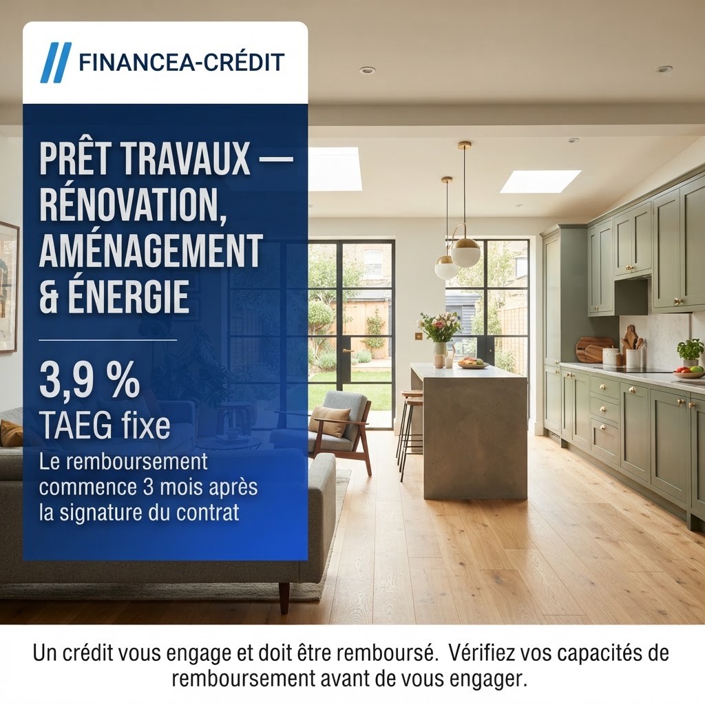 Prêt Travaux — Rénovation, aménagement & énergie