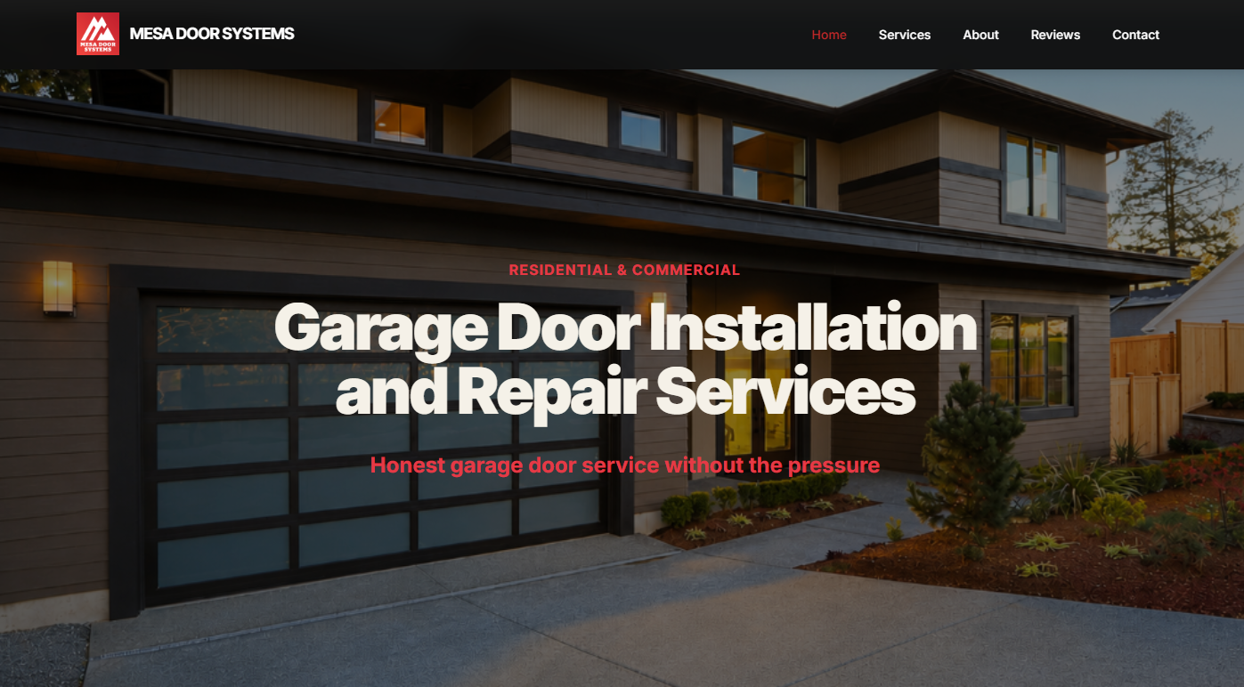 Service Company Website template preview