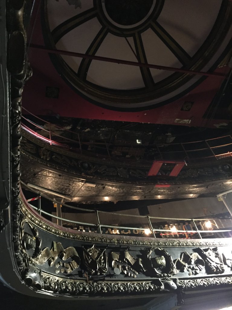 Victorian theatre dome — looking up from the stalls