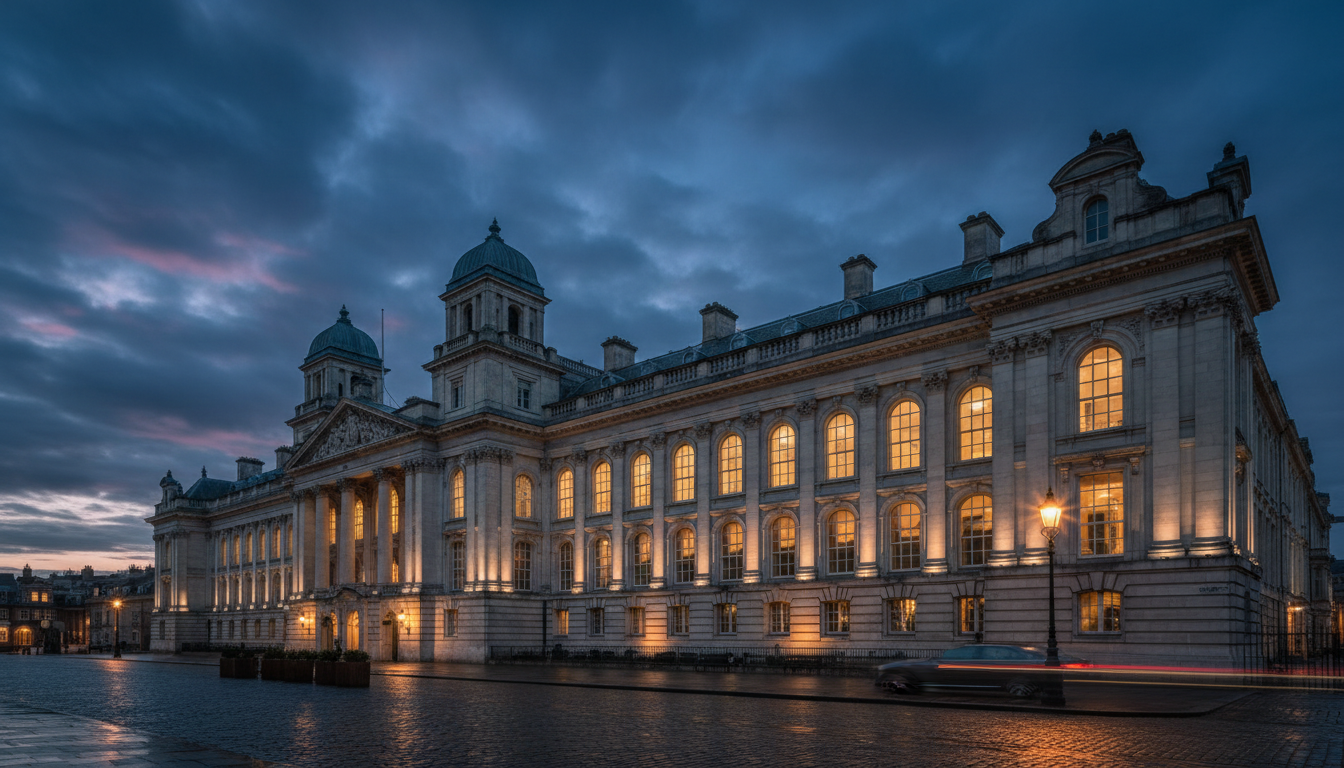 Some Buildings Wake Up After Dark