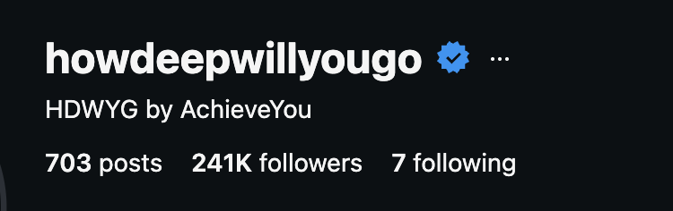 @howdeepwillyougo