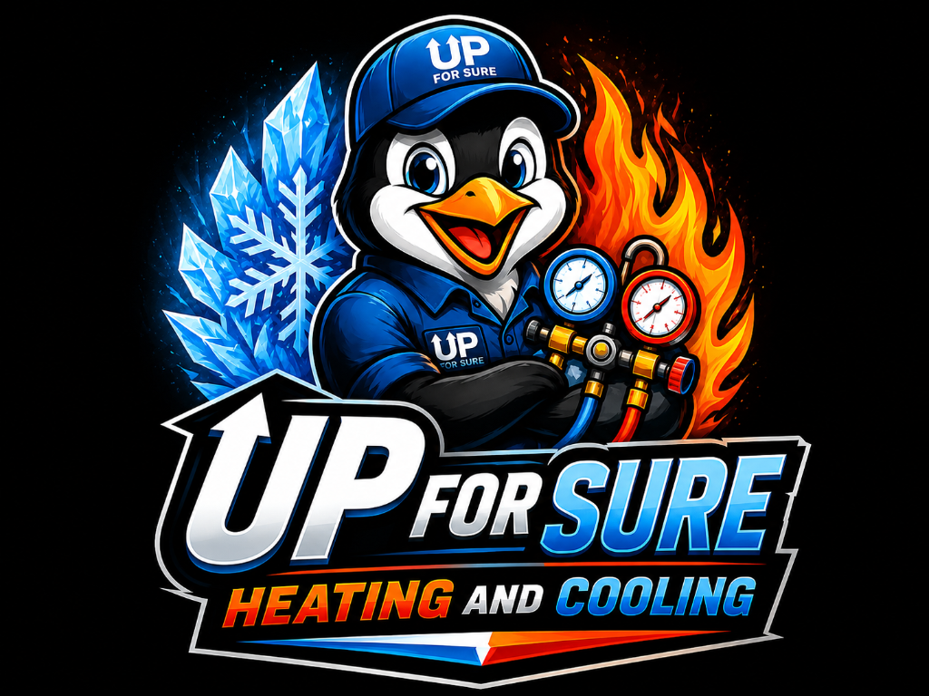 Up For Sure Heating and Cooling logo